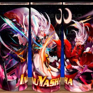 Inuyasha  vs Sesshomaru  Battle Anime Manga Cup Mug Tumbler 20oz
